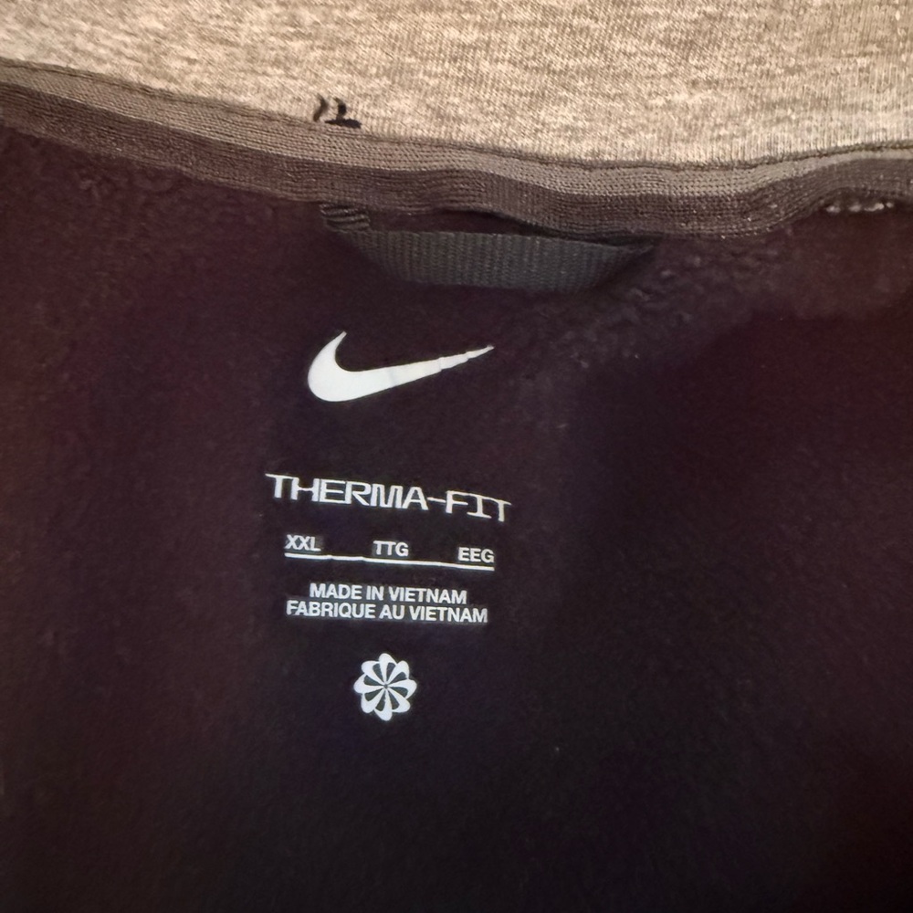 Nike Gray Kansas City Chiefs Zip-Up Hoodie dri-fit next ones - Picture 9 of 14